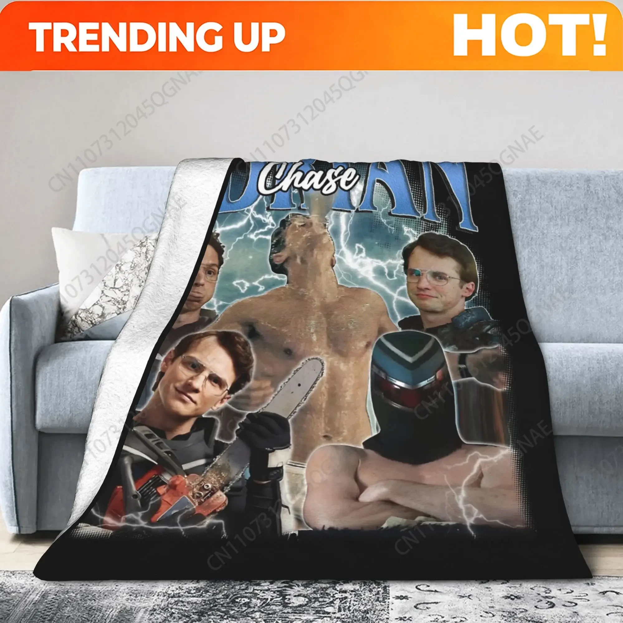 Custom Vigilante Adrian Chase Peacemaker Blanket Coral Fleece Plush Multi-function Ultra-Soft Throw Blankets For Home Couch Bed