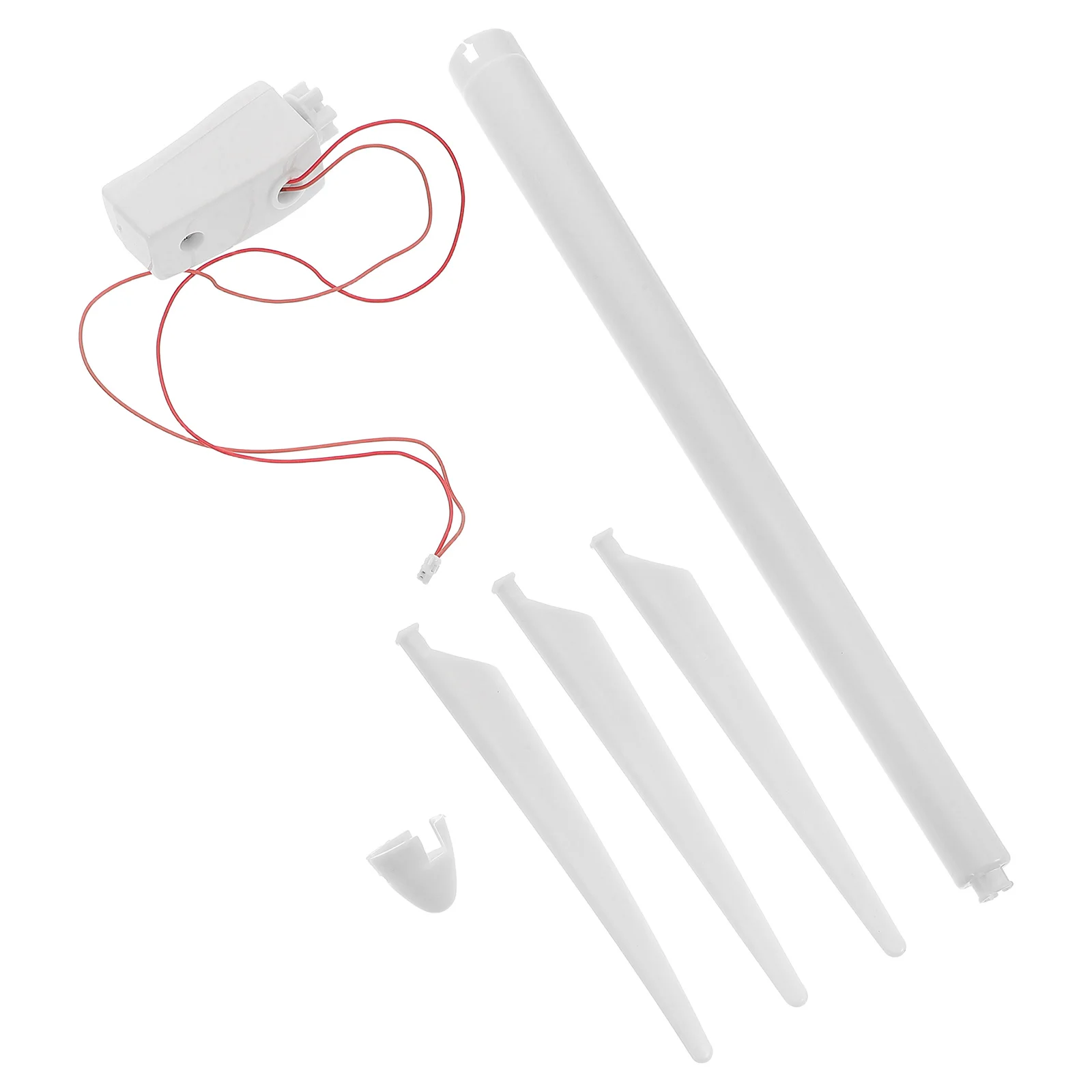 

1 Set Solar Powered Windmill Diy Kit For Kids Mini Portable Windmill Craft With White Turbine Science Education