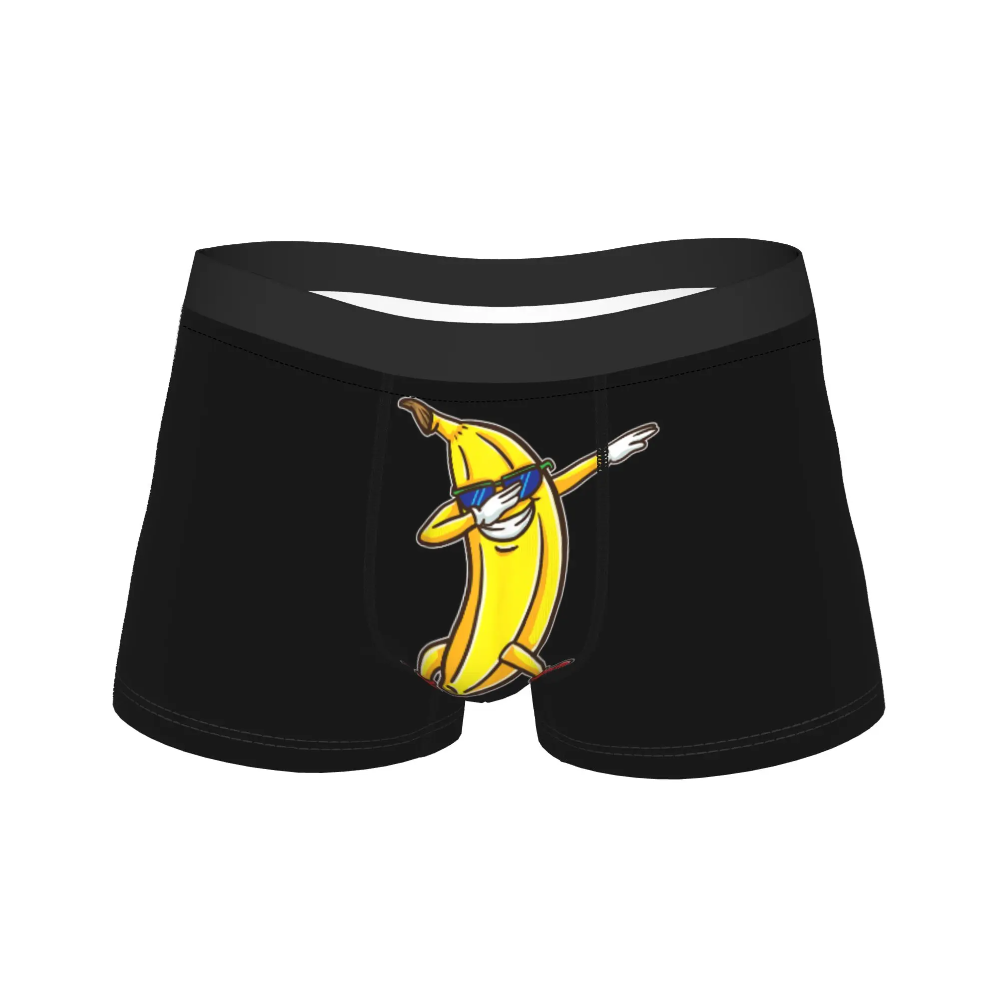

Banana Lover Trunk 3D Pouch Underwear Quality Custom DIY Shorts Briefs Comfortable Men's Underpants Big Size