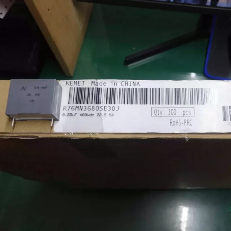 10pcs-100pcs KEMET AV R76 0.68uf/400V 680nf u68 684 brand new film capacitor 22mm