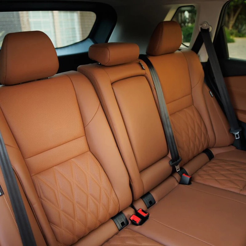 Custom Fit Car Accessories Seat Covers Full Set Top Quality Cowhide Leather Specific for Nissan X-Trail Rogue 5 Seats