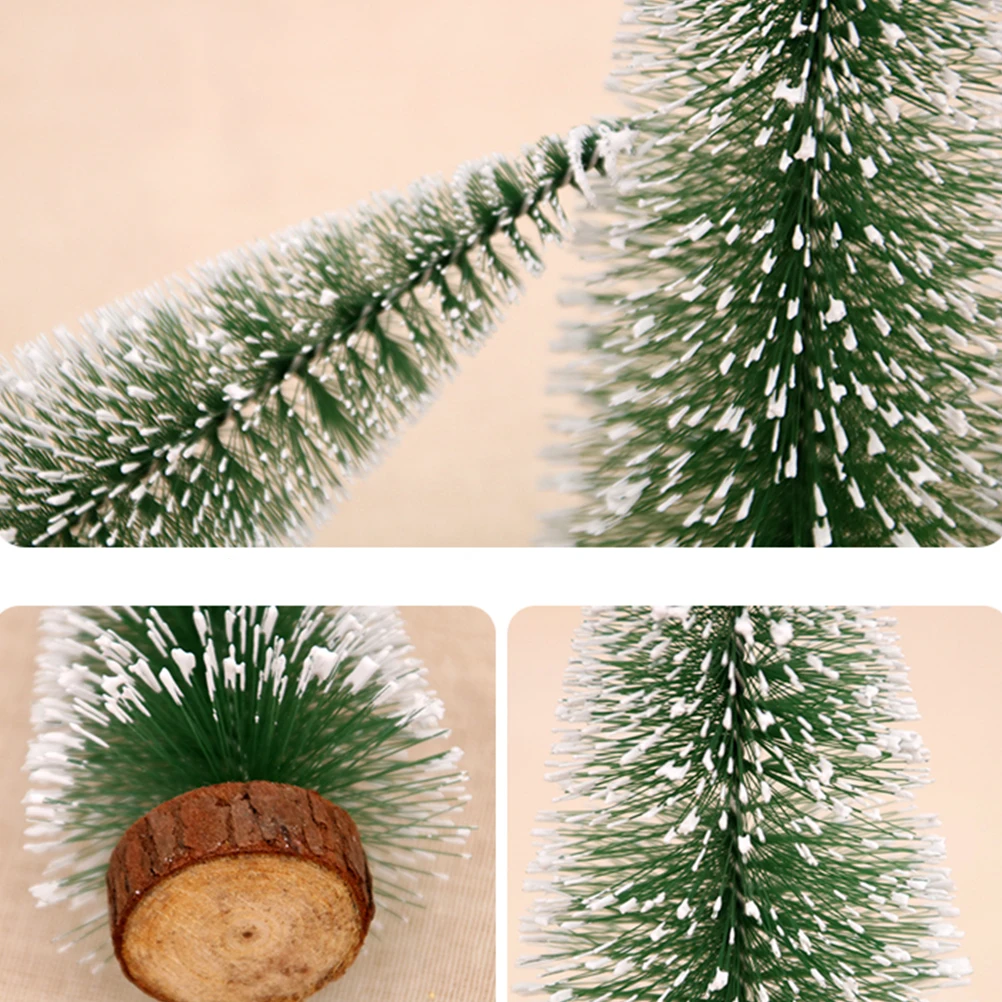 

5 Pcs Little Christmas Tree Mini Table Top Trees Small Decor Desktop Decorations