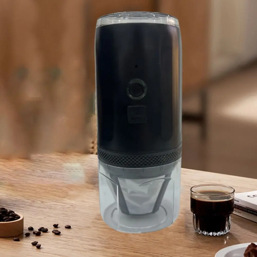 Coffeeware Cordless Electric Coffee Maker Labor-saving Mini Coffee Grinder USB Rechargeable with Filter Coffee Bean Mill Camping