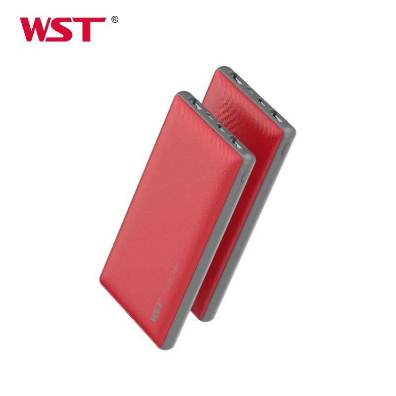 

WST Powerbank Manufacturer Slim Original Powerbank Quick Charging Super Thin Cute Orginal Rohs 10000mah Power Bank