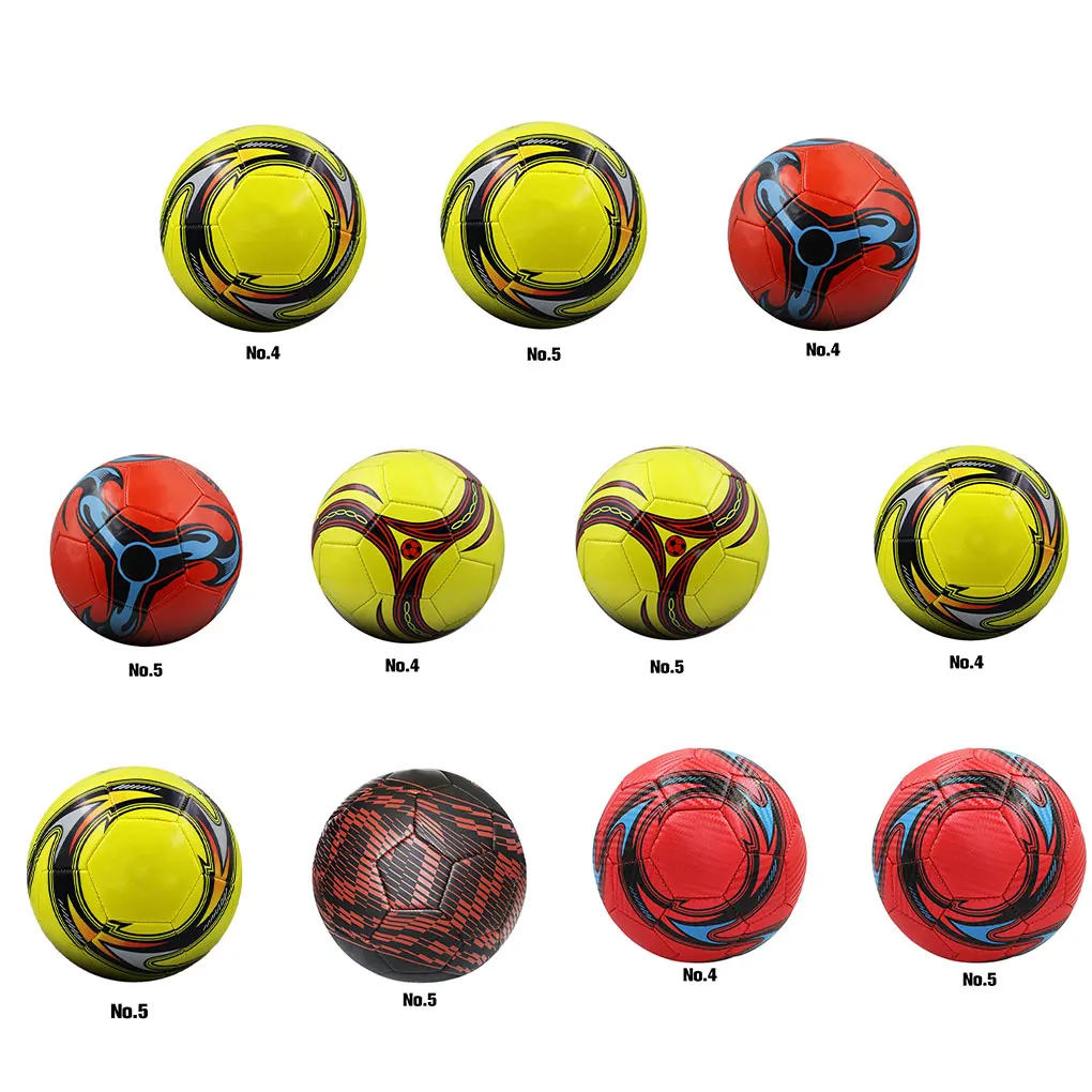 Outdoor Kids Training Soccer Balls PVC Football Durable Size 4 Size 5 Soccer Balls For Kids Playing Gifts For Christmas Birthday