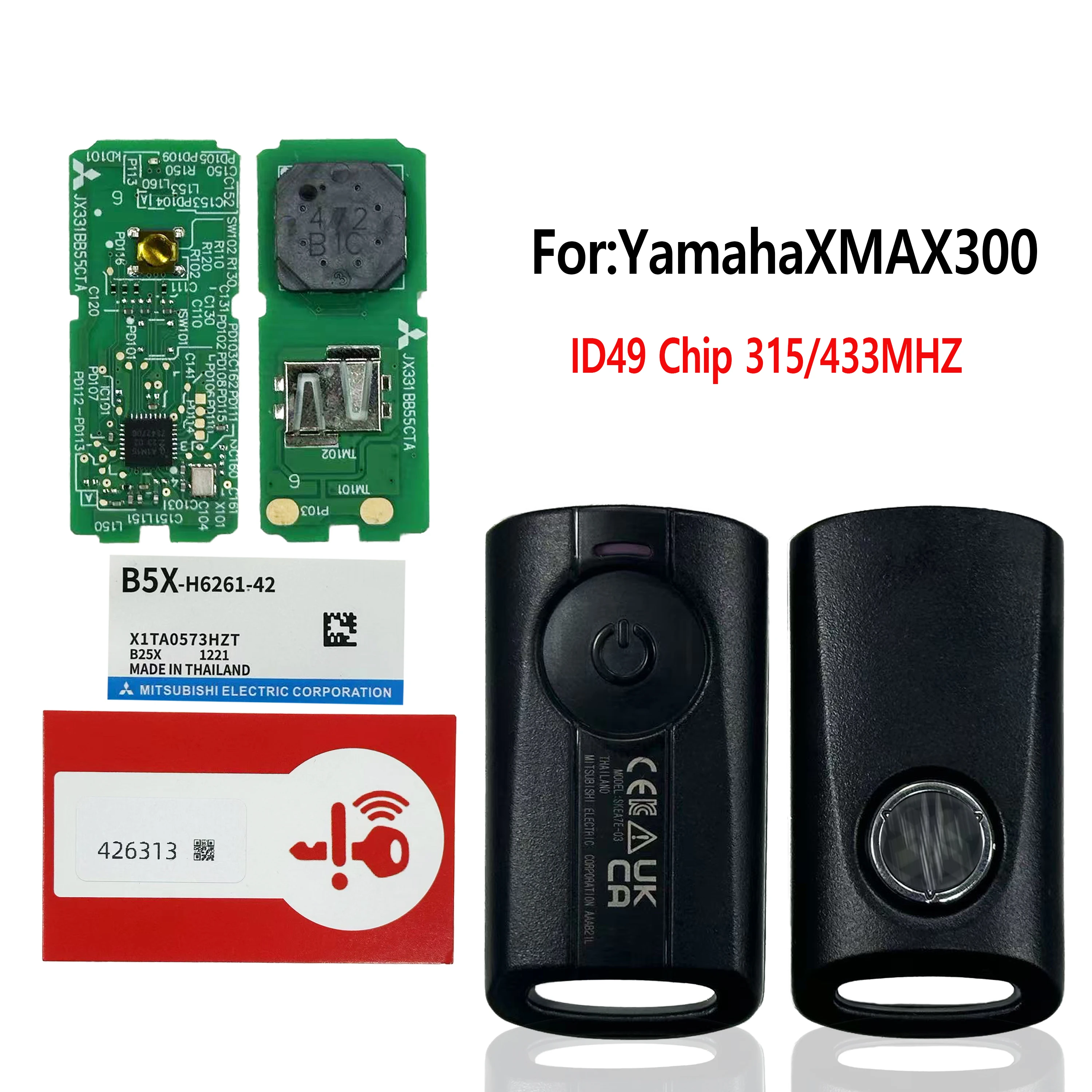 

For the original Yamaha XMAX300 Filano remote control fob