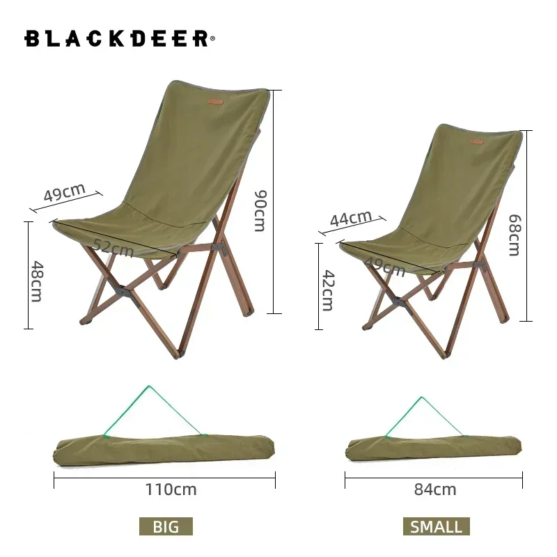 BLACKDEER Modern Chair Camping Foldable Professional Tourist Lightweight Meditation Garden Folding Beach Relax Fishing Outdoor