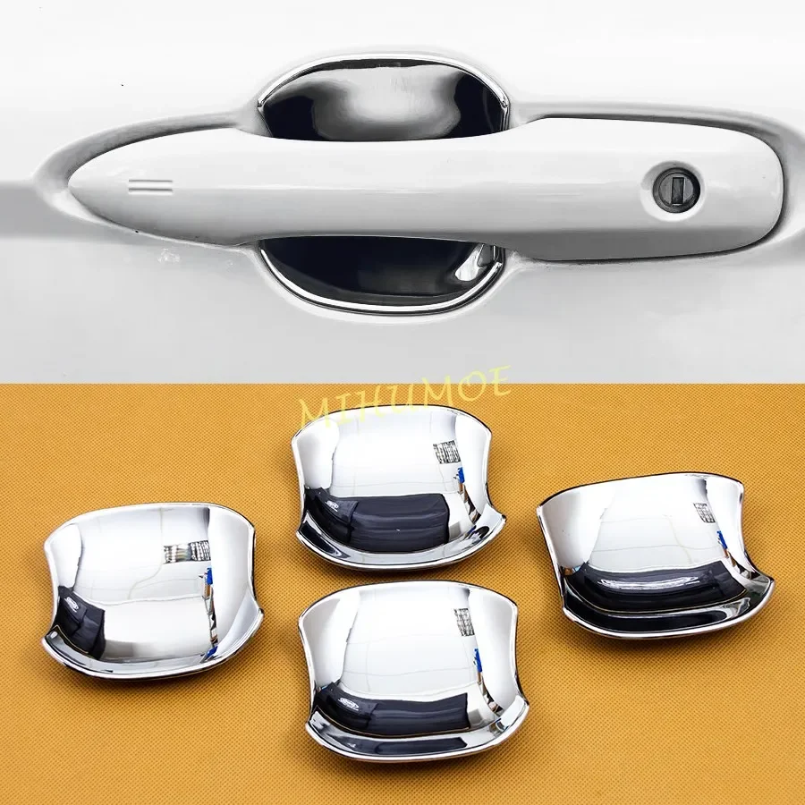 Chrome Exterior Car Door Handle Surrounds Protector Stylish For 2018-2025 Toyota Camry 2019 2020 2021 2022 2023 2024