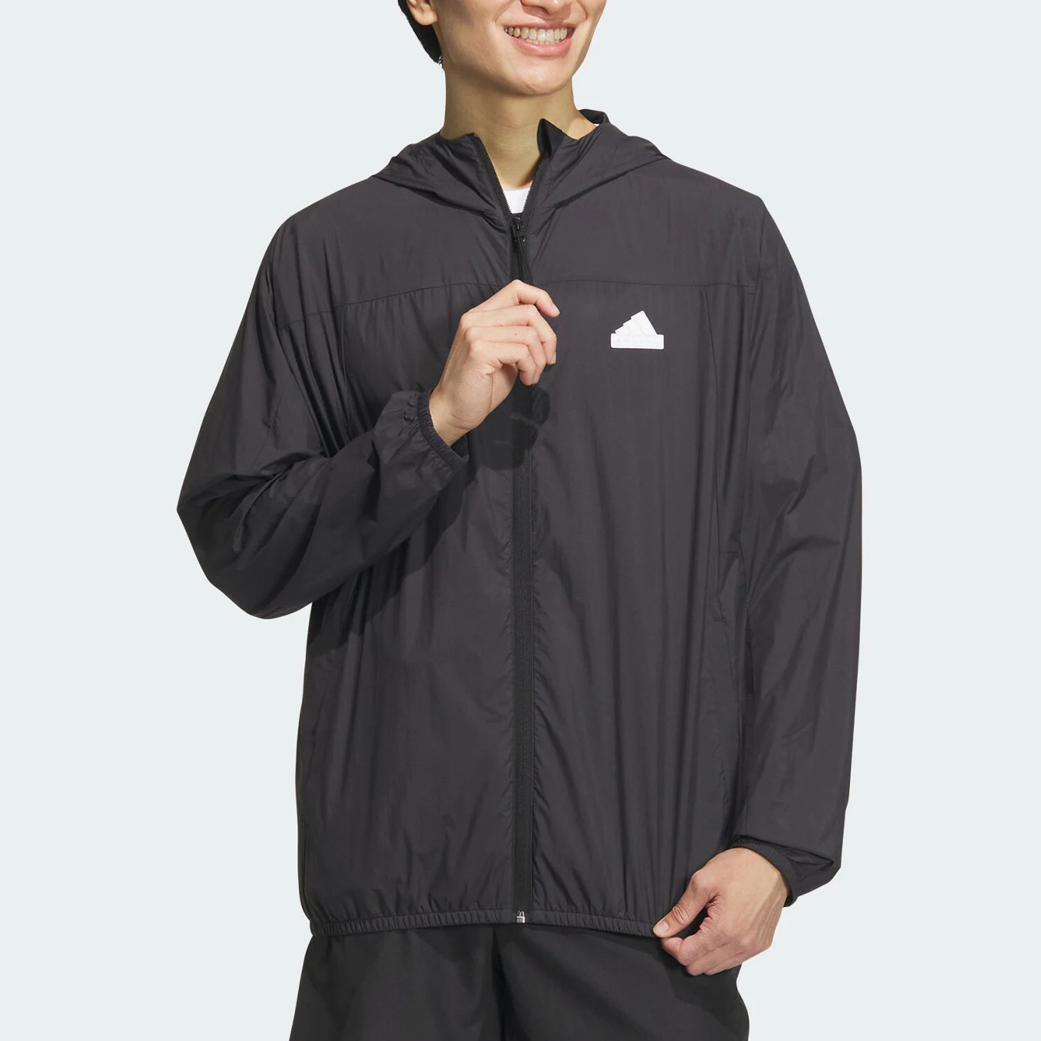 سترة منسوجة بغطاء للرأس أصلية للرجال من Adidas IT3940