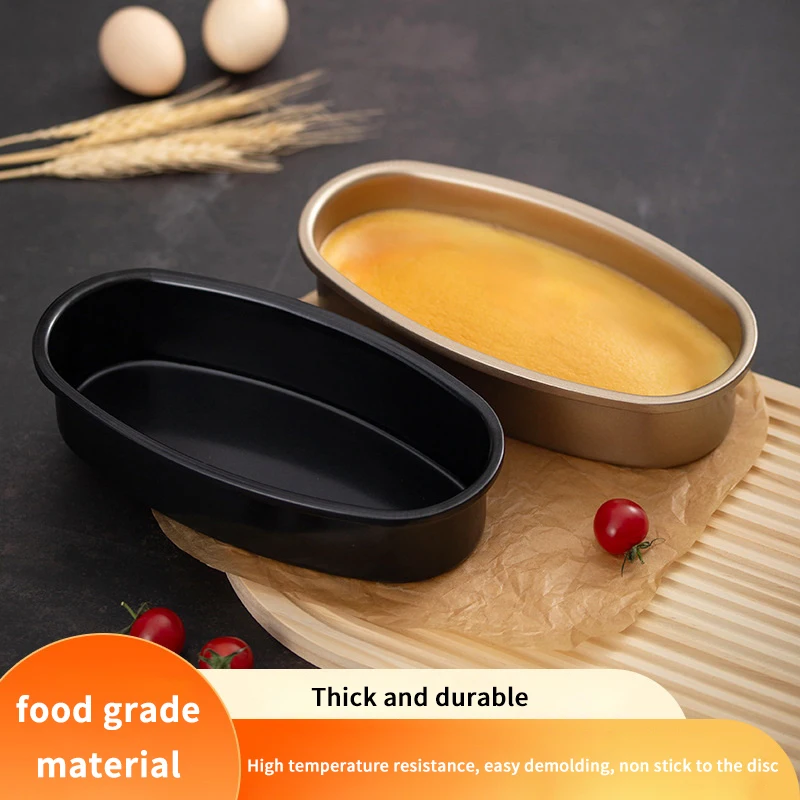 Molde ovalado para pan, molde antiadherente de acero al carbono para pasteles, molde para tostadas, bandeja para hornear pasteles, molde para pan, utensilios de cocina para hornear, molde para hornear