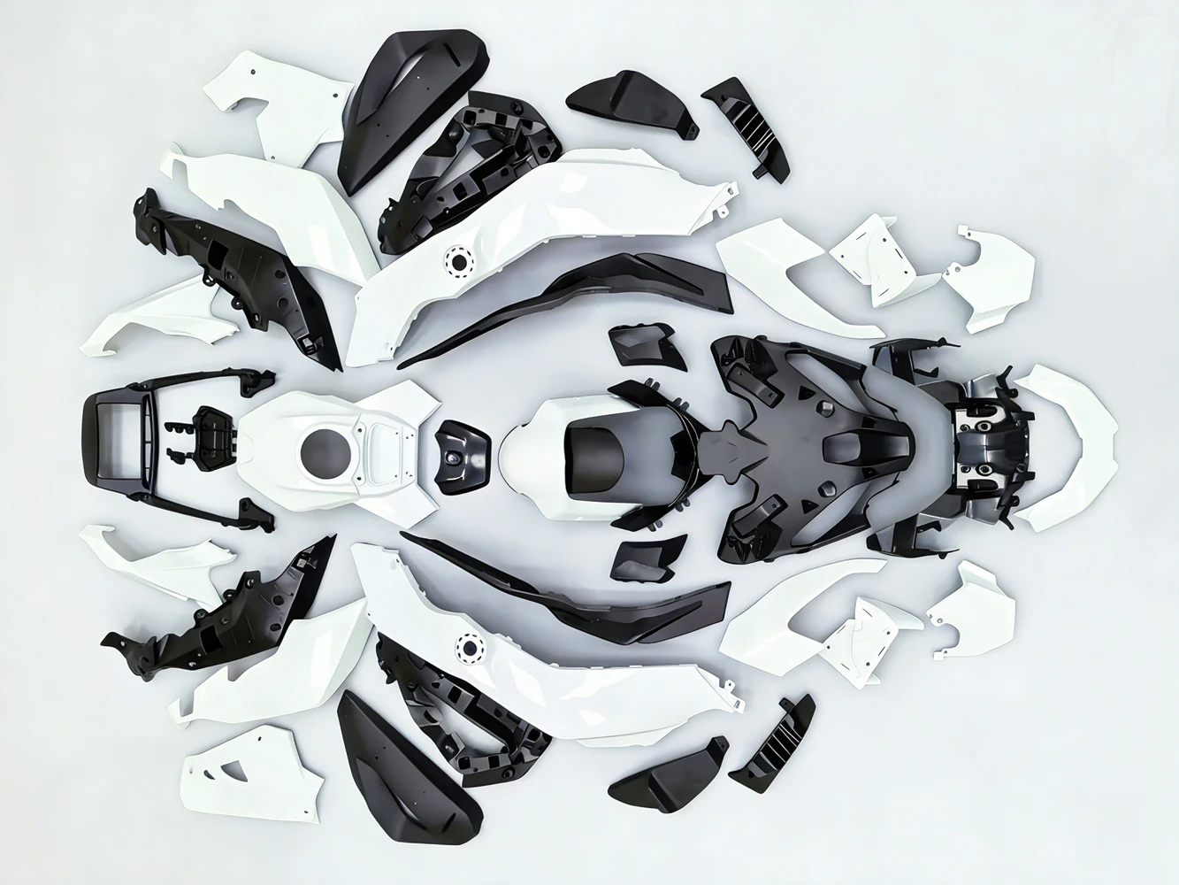 Unpainted ABS  Plastic Injection Raw Blank Fairing Wholesale  for M1000XR 24-26 Motorcycle Fairing Kit A total of 39 items