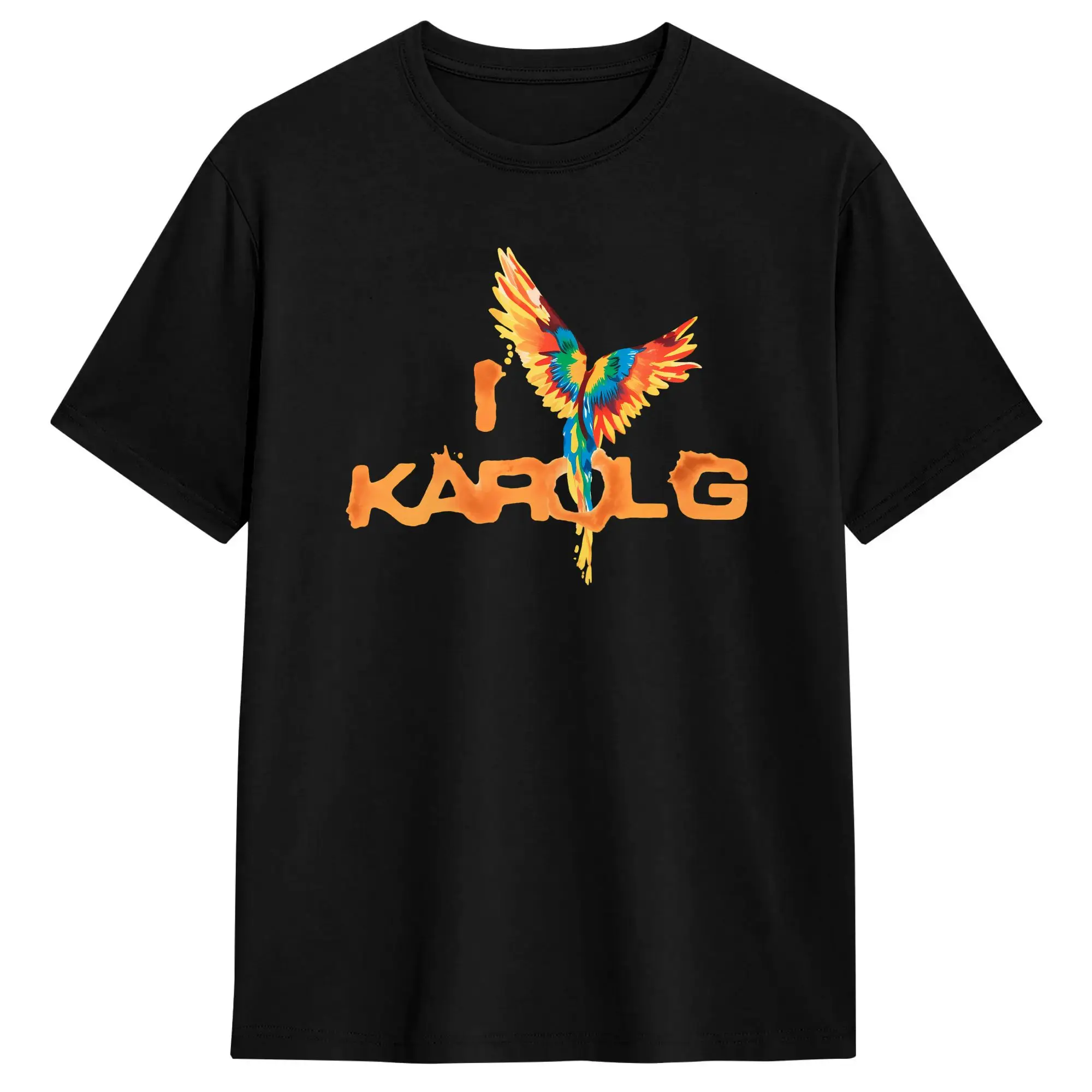 Singer K-Karol-G KG T-Shirts Men  Casual Pure Cotton Tees O Neck Short Sleeve T Shirt Big Size Clothes