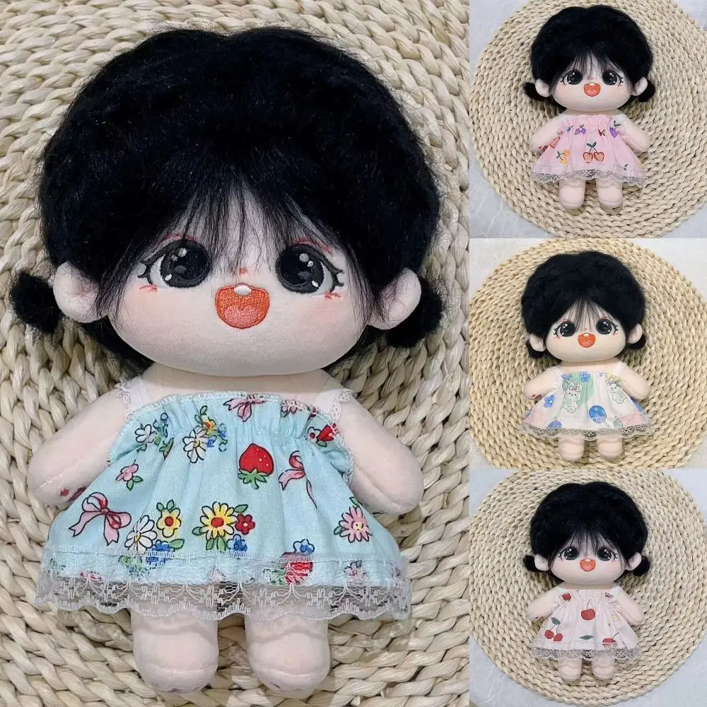 20cm Mini Lovely Princess Dress for Plush Dolls Clothes Accessories Fashion Dresses Skirt Decoration for Idol Dolls Accessories