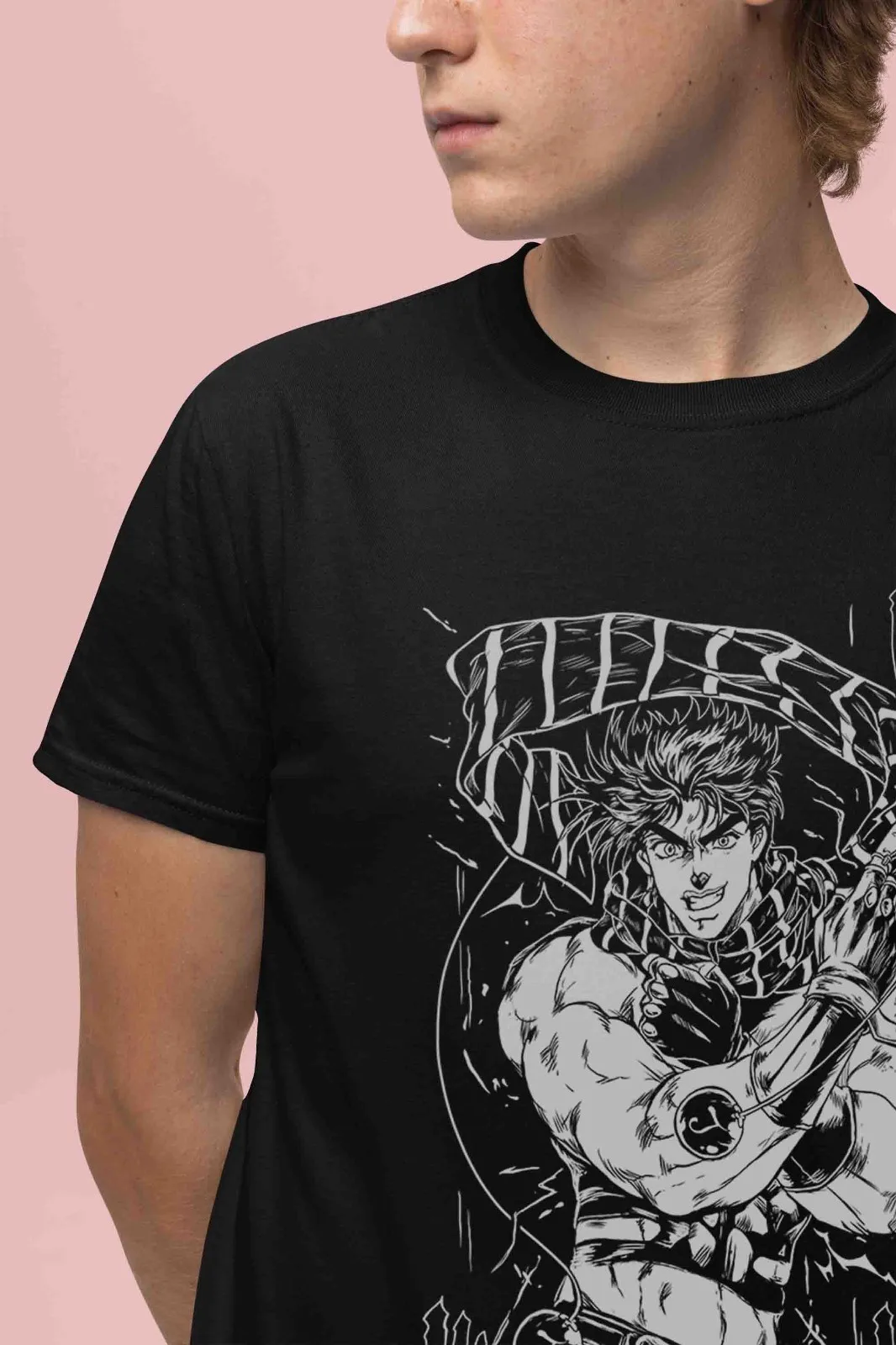 Jojo's Bizarre Adventure T-Shirt Jotaro Tshirt Dio Joseph Shirt Giorno Anime Tee