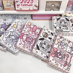 Painted Sanrio Sticker Storage Box Cute Birthday Gift Toys Gift Packing Box Kuromi Melody Handbook Packaging Box