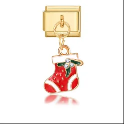 عيد الميلاد الإيطالية وحدات سوار الذهب اللون تمتد خياطة DIY التيتانيوم الصلب حزام سلسلة