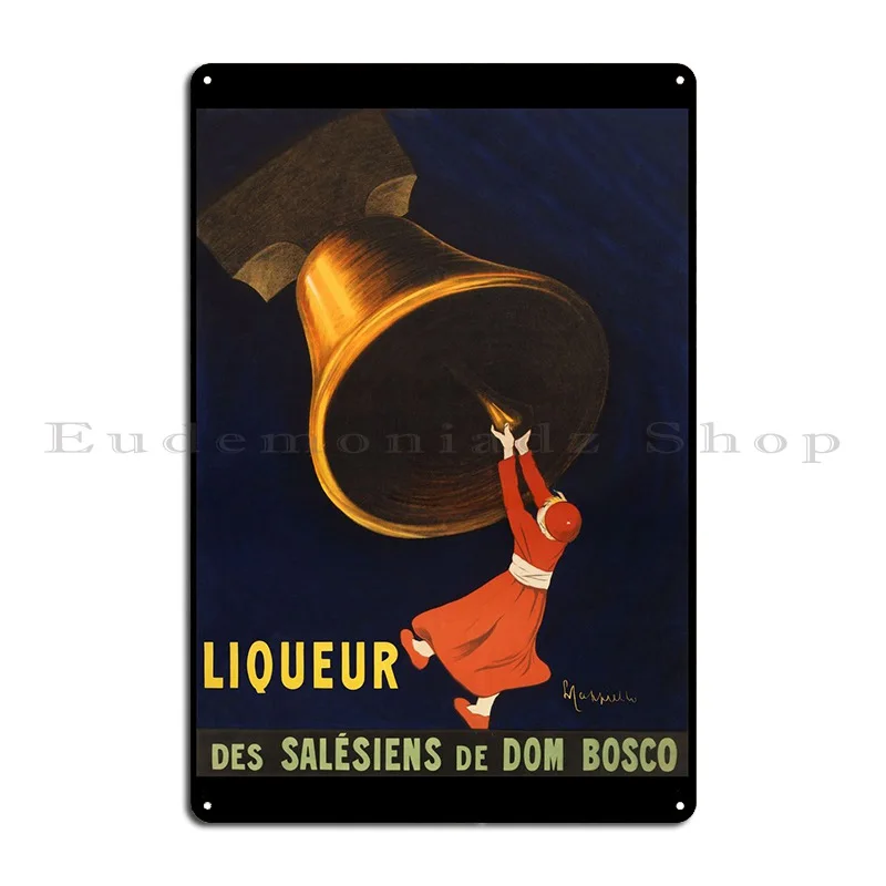 Leonetto Cappiello Bell Metal Signs Iron Garage Party Garage Designing Tin Sign Poster