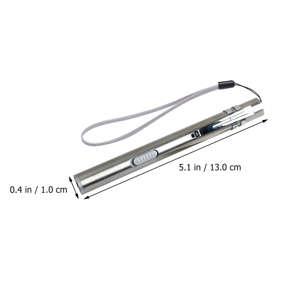 2pcs USB Charging Pen Light Mini LED Lamp for Doctor Hospital Medical Student Inspection Medical Rechargeable