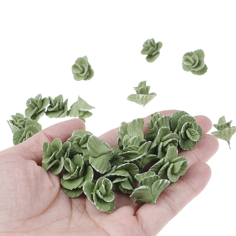 5Pcs 1:12 Mini Doll House mini cute handmade clay vegetables Dollhouse cabbage