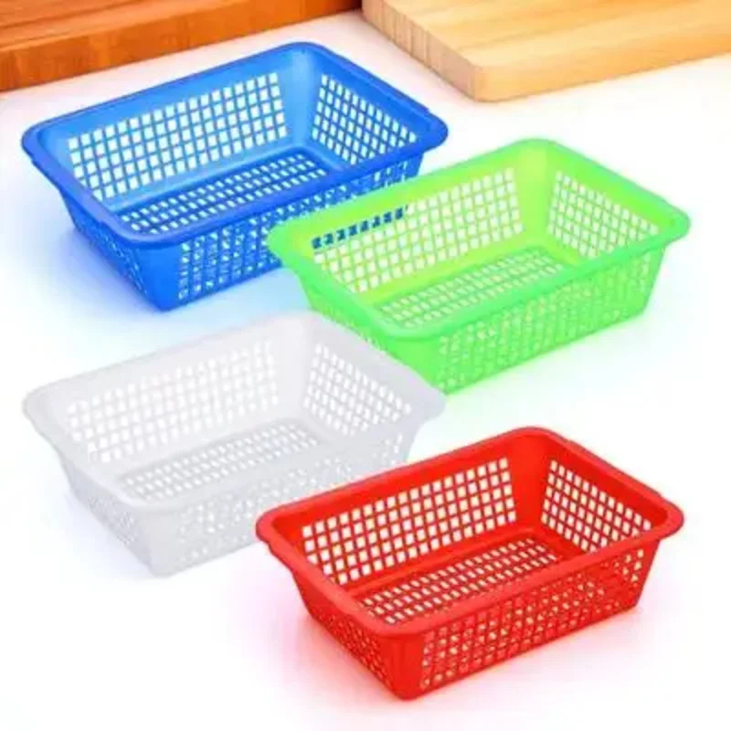 

2/4 прямоугольные дренажные корзины из АБС-пластика — подходящие для хранения кораблей и домашнего использования, кухонные контейнеры для фруктов/овощей/рыб