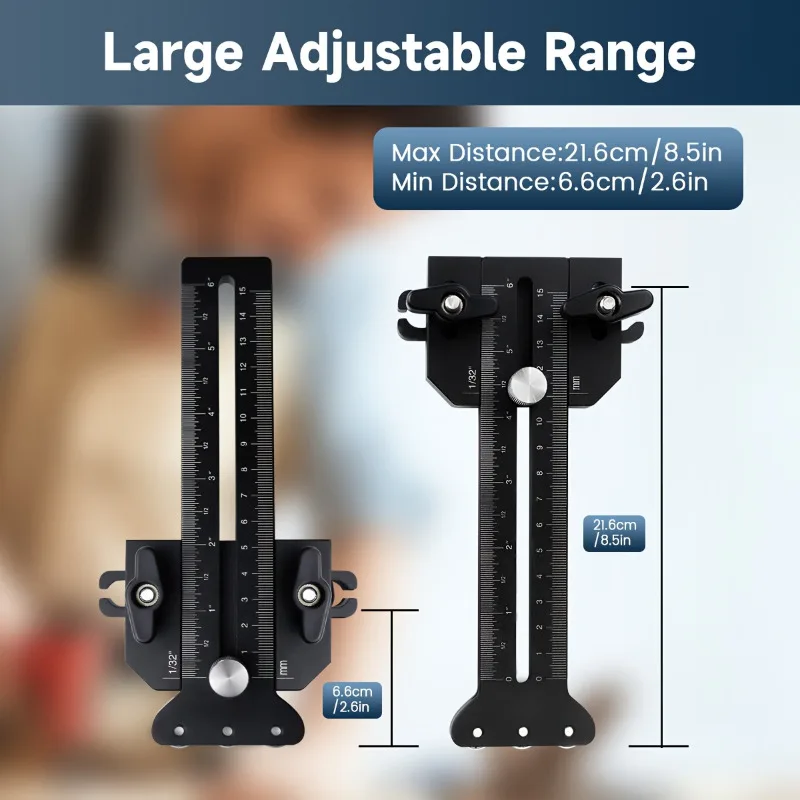 Thin Rip Jig Table Saw Jig Guide for Making Repetitive Narrow Thin Strip Cuts Woodworking Tools Fast Thin Ripping Guide for Table Saw Band Saw Router Table Fits for 3/8