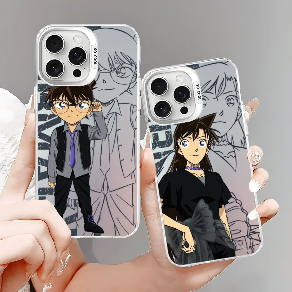 

Anime Detective Conan Phone Case For IPhone 16 15 14 13 12 11 Pro Max X XR XSMAX 8 7 Plus Matte Shockproof Back Cover