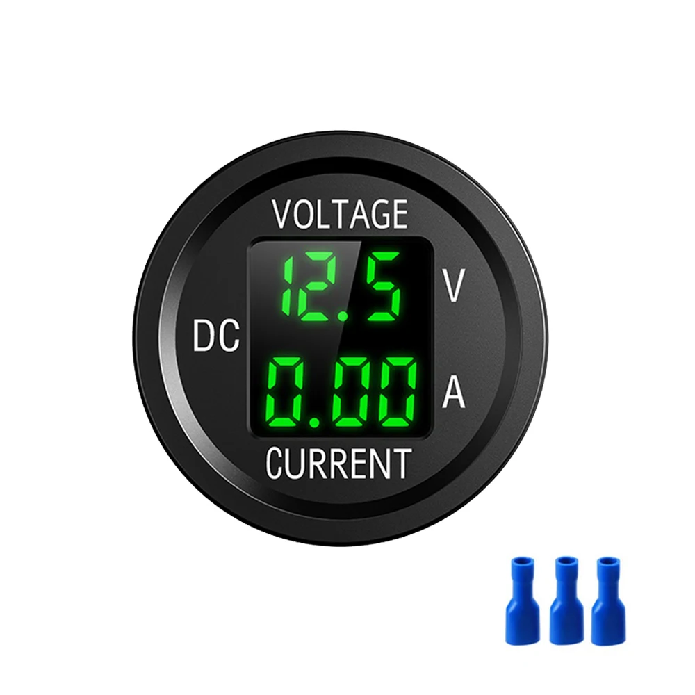 DC5V-48V Digital Voltmeter Voltage Meter Tester Car Voltmeter 12V Auto Voltage Meter For Car Auto Motorcycle Boat Truck