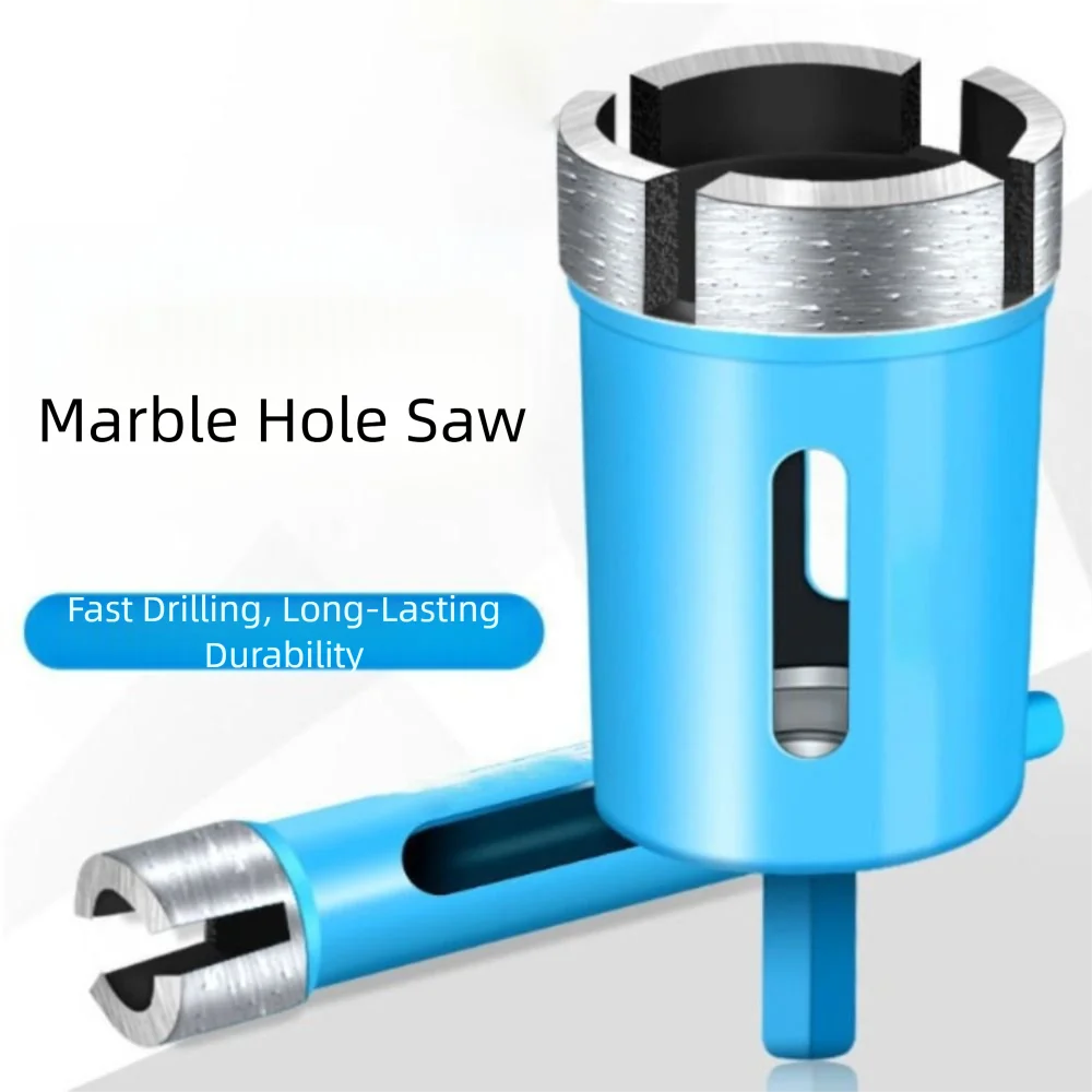 

Blue Coating Coated Drill Bit Quick Hole Punching Position Drill Core Drill Bit Angle Grinder Special Electric Tile Drill Bit