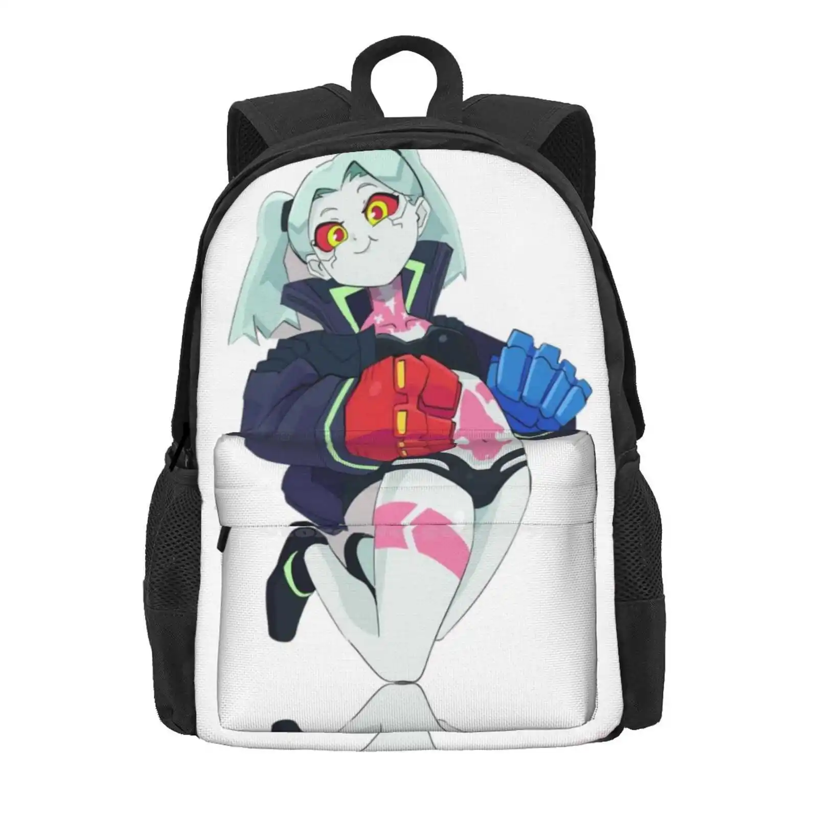 Rebecca Edgerunners Large Capacity School Backpack Laptop Bags Rebecca Anime Rebecca Game Rebecca 2022 Rebecca Cute Rebecca