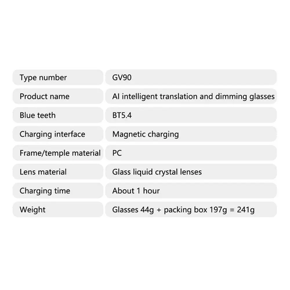 نظارات شمسية بلوتوث ذكية للترجمة الذكية بالذكاء الاصطناعي، حماية من الأشعة فوق البنفسجية، نظارات ذكية AI #1
