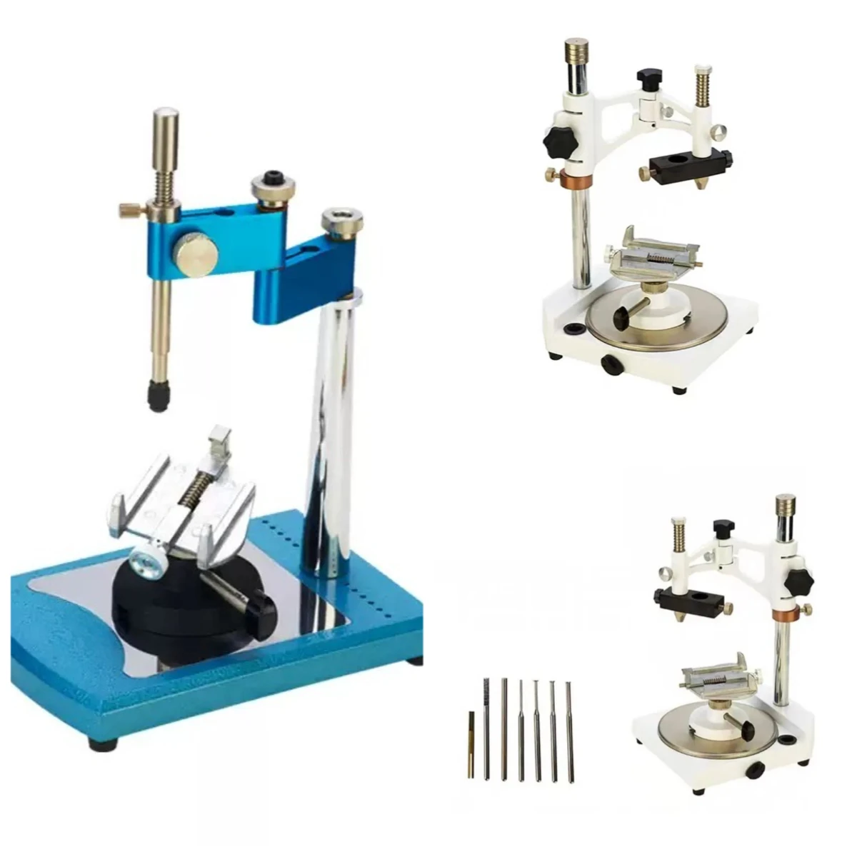 Precision Square Base Surveyor Visualizer JT-09/10, Lab Parallelometer with 7 Replacement Tips