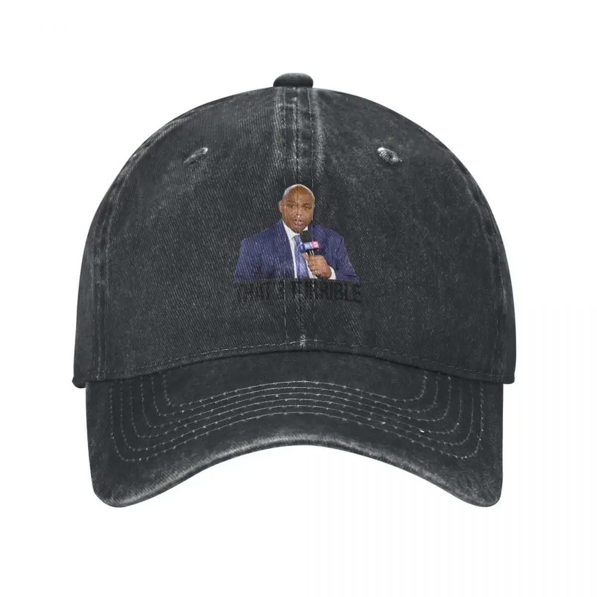 Charles Barkley - That's Turrible Meme Baseball Cap Military Cap Man Hat Man For The Sun Female Men's