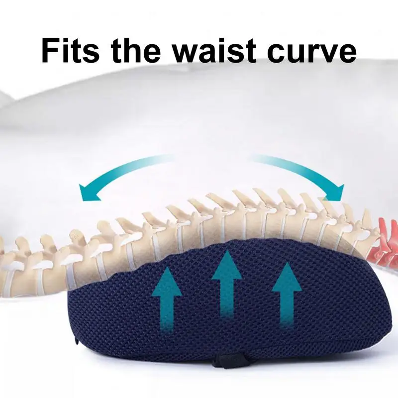 Schlafkissen für den unteren Rücken, Keilkissen für den Rücken, bequemes Keilkissen für den Rücken, ergonomisches Lendenwirbelstützkissen für den Schlaf