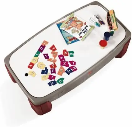 Deluxe Canyon Road Train & Track Table, Kids Activity Table for Cars, Cover Included, Made of Durable Plastic, Includes 3-Piece