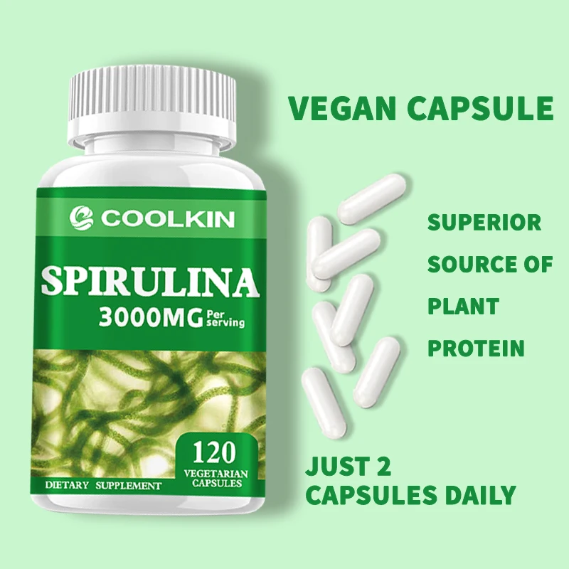 Capsules de spiruline naturelle-Township maintient un système cardiovasculaire sain et améliore l'immunité