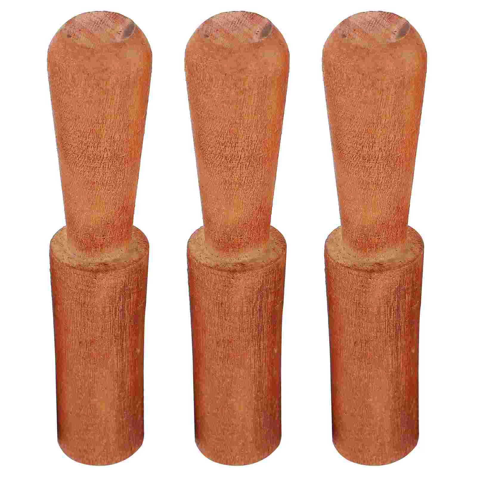 

3 Pcs Singing Bowl Stick Wooden Mallet Striker for Sound Bowl Bedroom Temple Yoga Study Meditation Hotel Sauna
