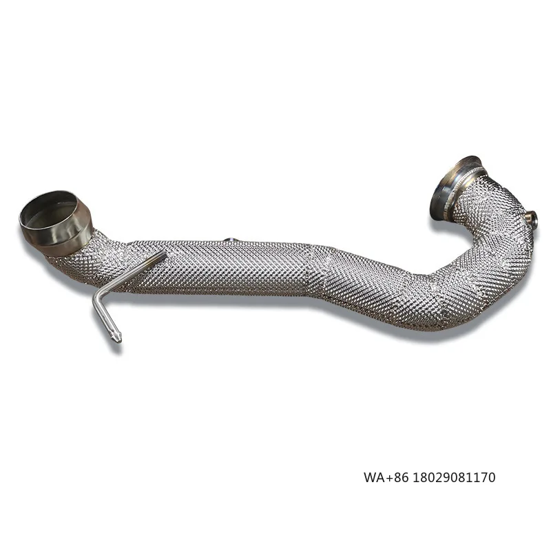 

7.High Performance Stainless Steel High-Flow Front Pipe With Catalytic Converter for A45/CLA45