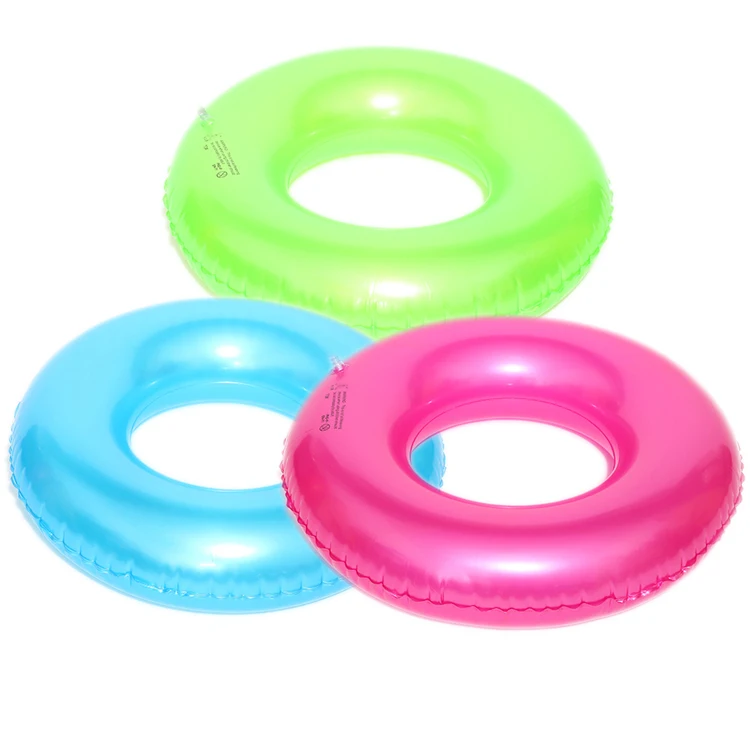

Inflatable Neon Swimming Ring Colorful Pool Float Tube Summer Party Toys Gift Inflatable Swimming Ring Tubepromote sales