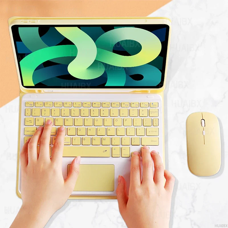 

Keyboard Case for IPad Air 5th Generation 10.9 Inch 2022, Detachable Keyboard Cover for IPad Air 4th Gen 10.9 Inch 2020 Funda