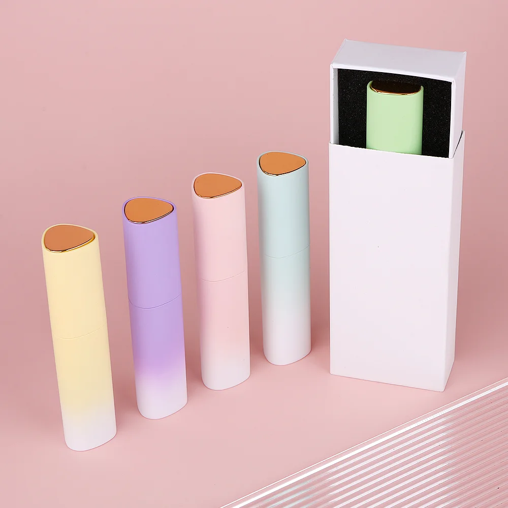 

10PCS Gradient 10ML Perfume Spray Bottles Perfume Atomizer Rotating Bottle Portable Spray Reusable With an Elegant Outer Box