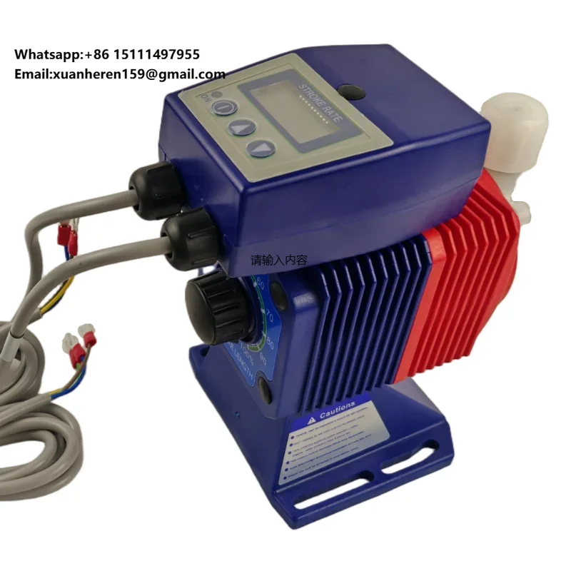 LANGO EN-C15DF Electromagnetic Diaphragm Metering Pump PTFE+EPDM Sealing Chemical Dosing Pump for Strong Acid/Concentrated Acid