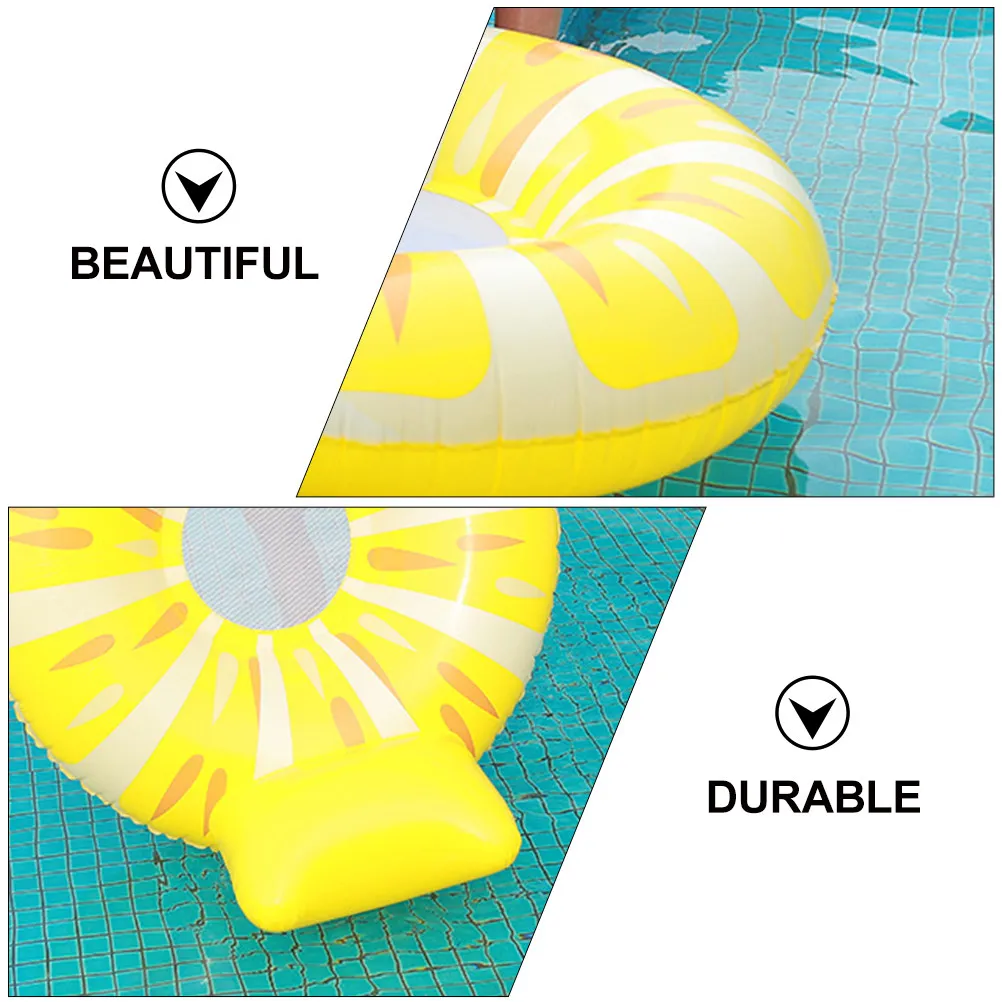 Aufblasbarer Schwimmring in Fruchtform, kleine Größe, leicht, hautfreundlich, bequem, für Reisen geeignet