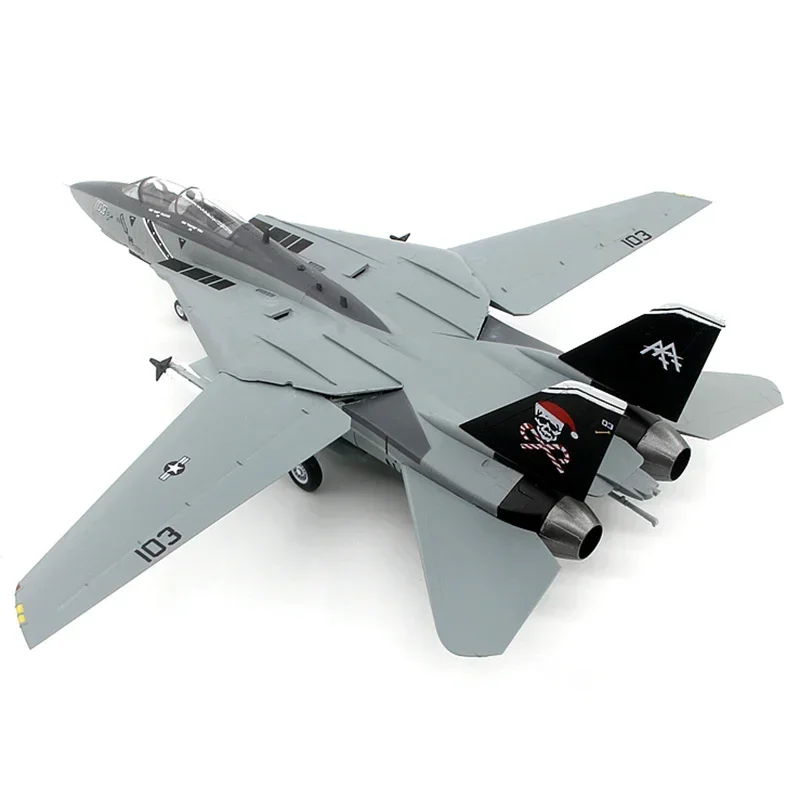 Plastic 1/72 Scale 37193 U.S. Navy F-14D Tomcat Fighter VF103 Corsair F14 Military Fighter Aircraft Finished Model Toy Gift