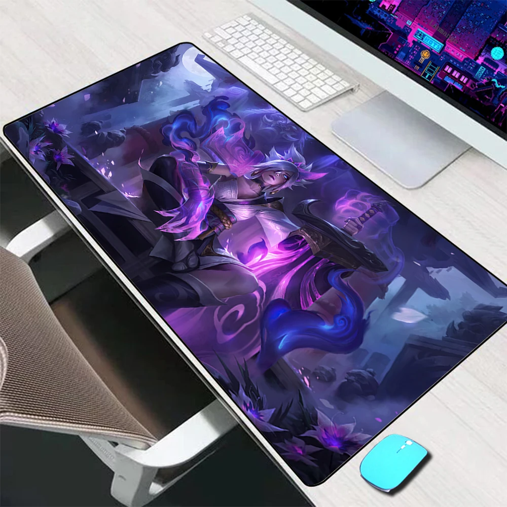 League of Legends Riven Mouse Pad Large Gaming Accessories Mouse Mat XXL Laptop Keyboard Mat Desk Pad PC Gamer Computer Mousepad