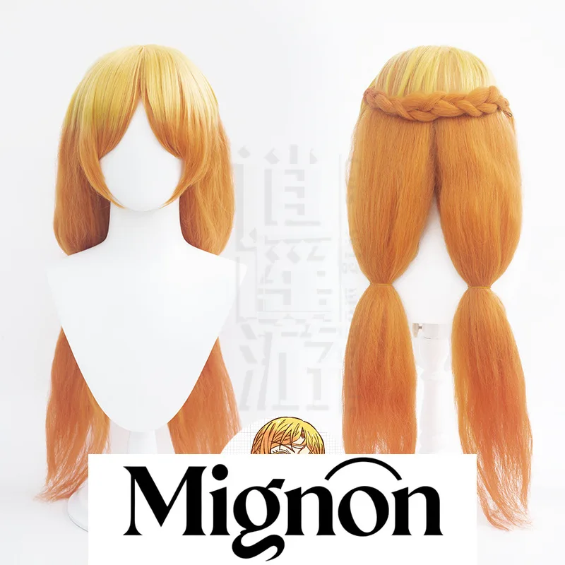 

Isekai Uncle Elga, парик для косплея, пушистые двойные хвосты, BB-зажим, косы, подарок на Хэллоуин