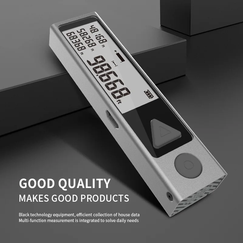 The new high-precision small remote laser measuring instrument for 2026 has high-definition display and APP connection