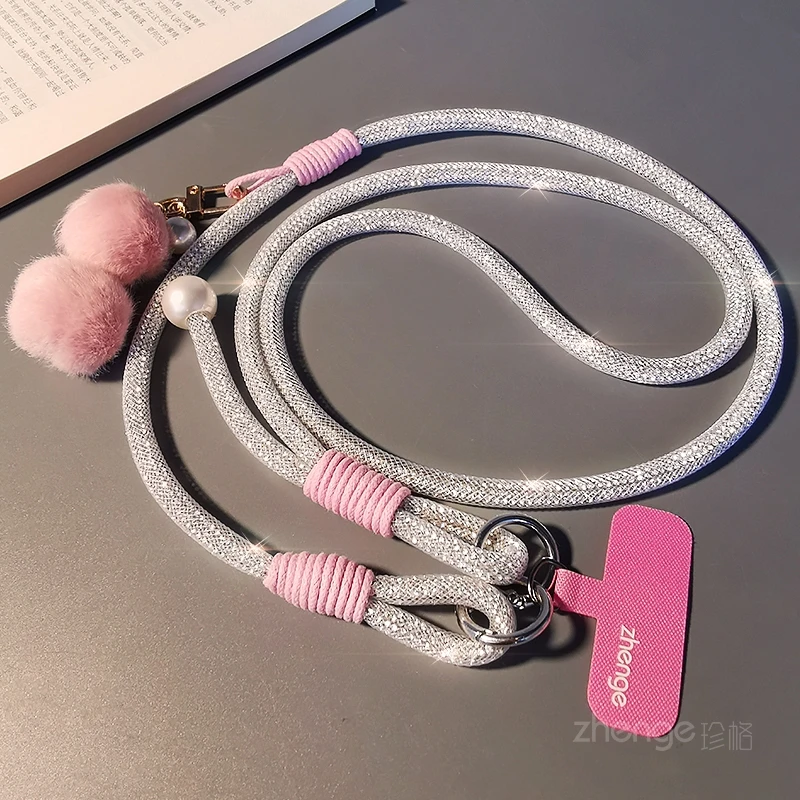 

Подвесная веревка для мобильного телефона через плечо, женская регулируемая сетчатая сумка, уникальный длинный плечевой ремень для улицы, новый продукт