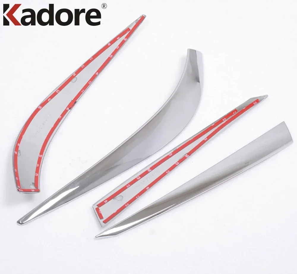

For Mazda 3 Axela 2014 2015 2016 Chrome Car Rear Light Lamp Eyebrow Cover Trim Taillight Eyelid Garnish Strip Accessoires