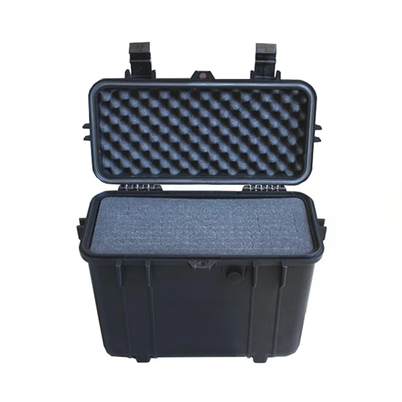 Safety Case With Pre-cut Foam16.5-inch Shock-proof and Waterproof Portable Plastic Instrument Photographic Hardware Toolbox