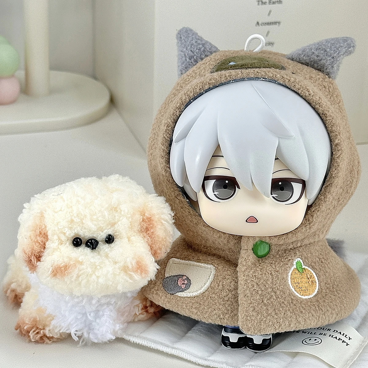 10cm Doll Clothes Cat Cloak Look up Cotton Doll Clothes No Attribute Plush Small Cloak